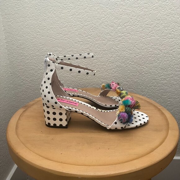 Betsey Johnson Polka-Dot Heels - Picture 2 of 3